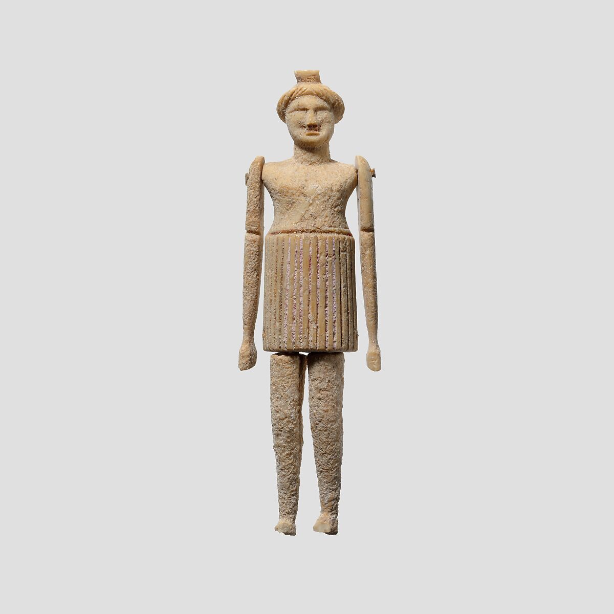 Bone figurine with articulated limbs, Bone, Greek