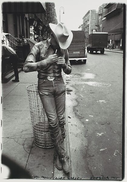Rodeo, New York City, Robert Frank  American, born Switzerland, Gelatin silver print