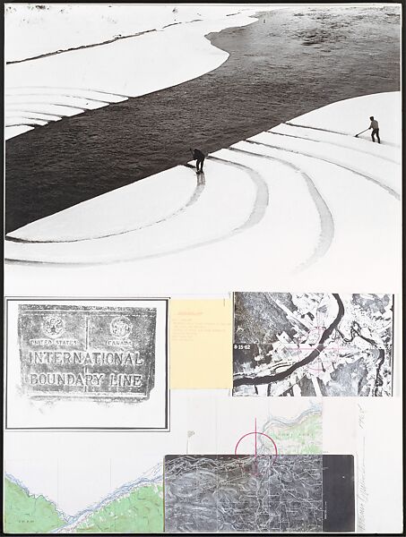 Annual Rings, Dennis Oppenheim  American, Gelatin silver print(s), ink on paper, photomechanical prints, wax crayon