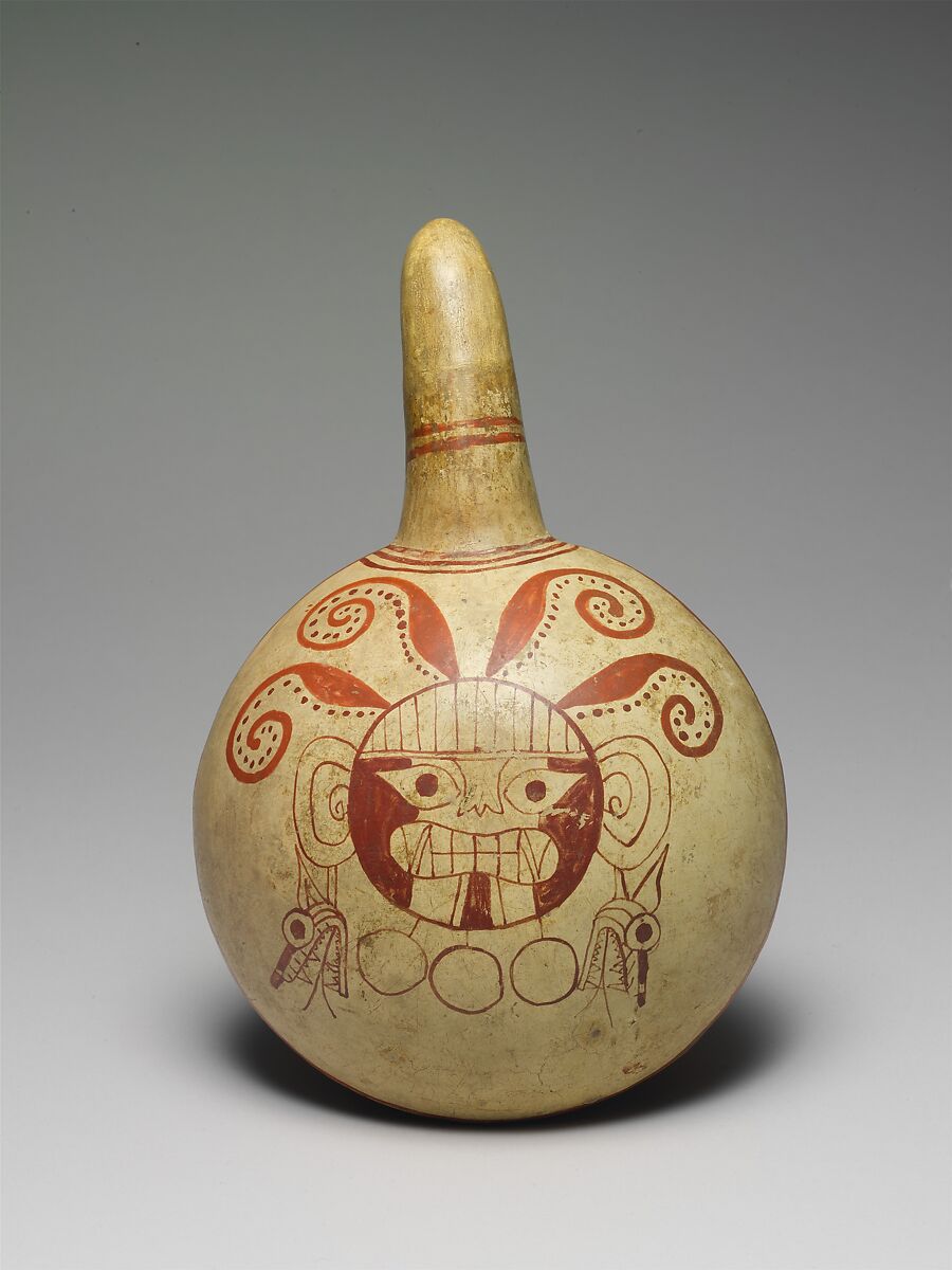 Dipper, Ceramic, Moche