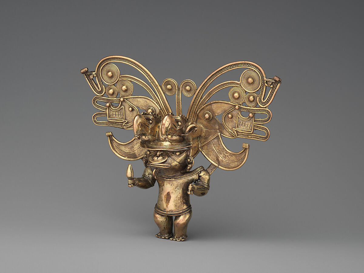 Figure pendant, Tairona artist(s), Gold, Tairona