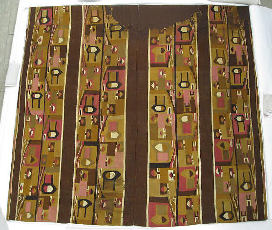 Tunic, Cotton, camelid hair, Wari