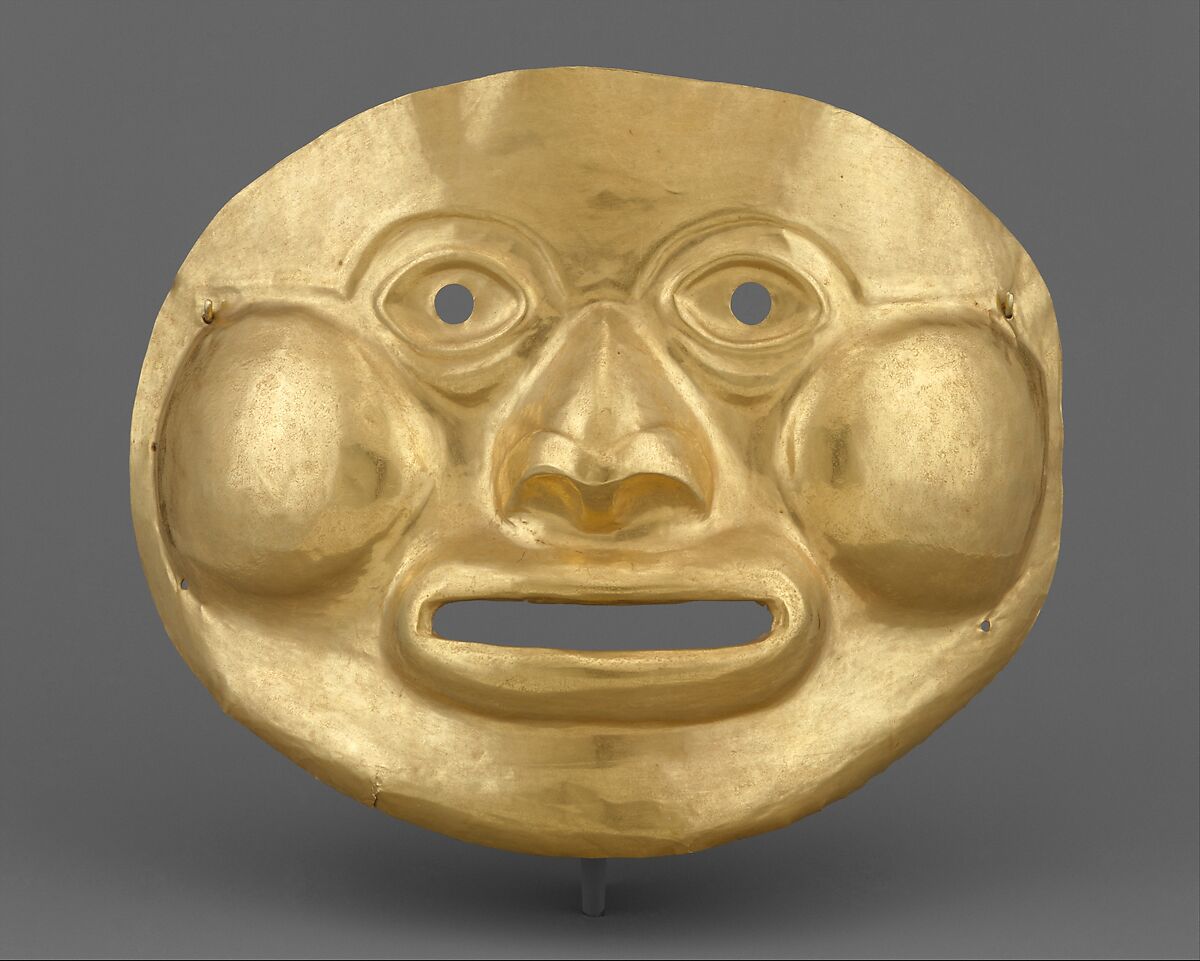 Funerary Mask
, Gold, Calima (Ilama)