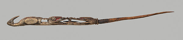 Finial (Yaba) for a Ceremonial House, Wood, paint, Kwoma