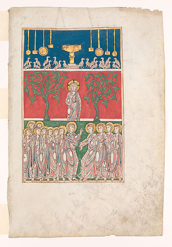Leaf from a Beatus Manuscript: the Opening of the Fifth Seal