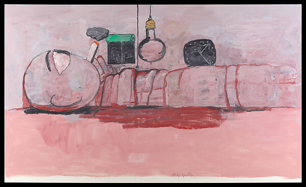Stationary Figure, Philip Guston  American, born Canada, Oil on canvas