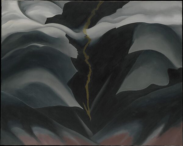 Black Place II, Georgia O'Keeffe  American, Oil on canvas