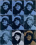 Nine Jackies, Andy Warhol  American, Acrylic and silkscreen on canvas