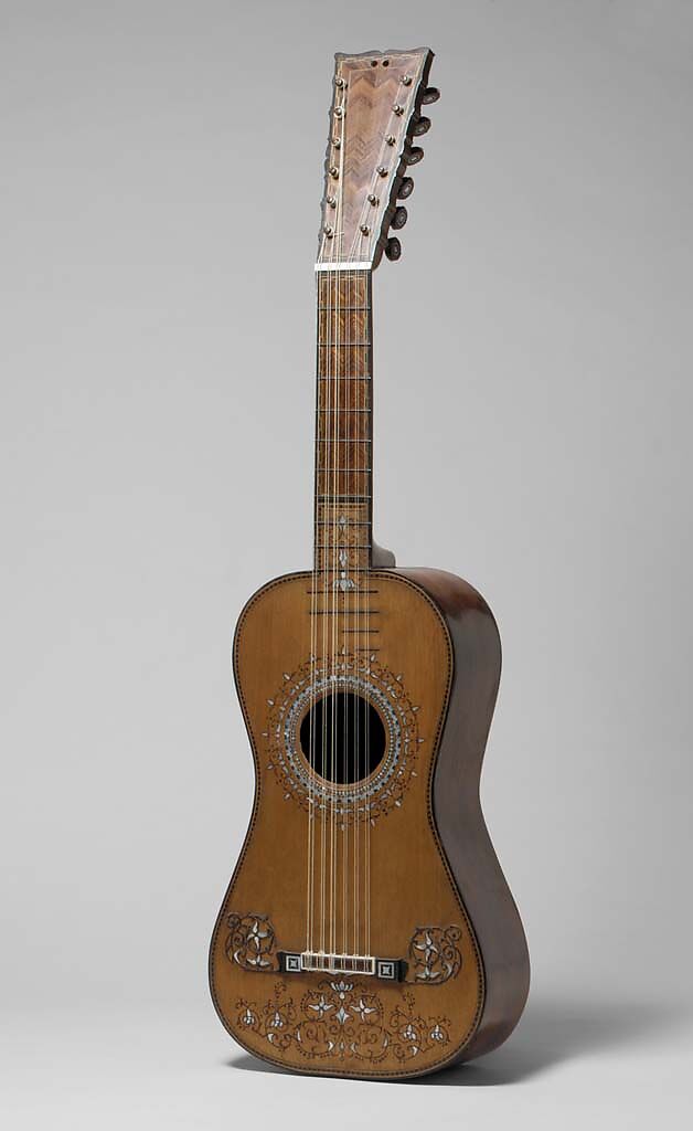 Guitar, Joseph de Frías  Spanish, Spruce, rosewood, cedar, ebony, mother-of-pearl, Spanish