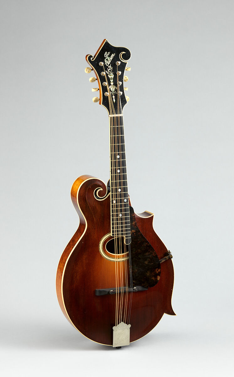 Mandola, Gibson Mandolin-Guitar Manufacturing Co., Ltd.  American, Spruce, maple, mahogany, ivoroid, mother-of-pearl, nickel silver, American