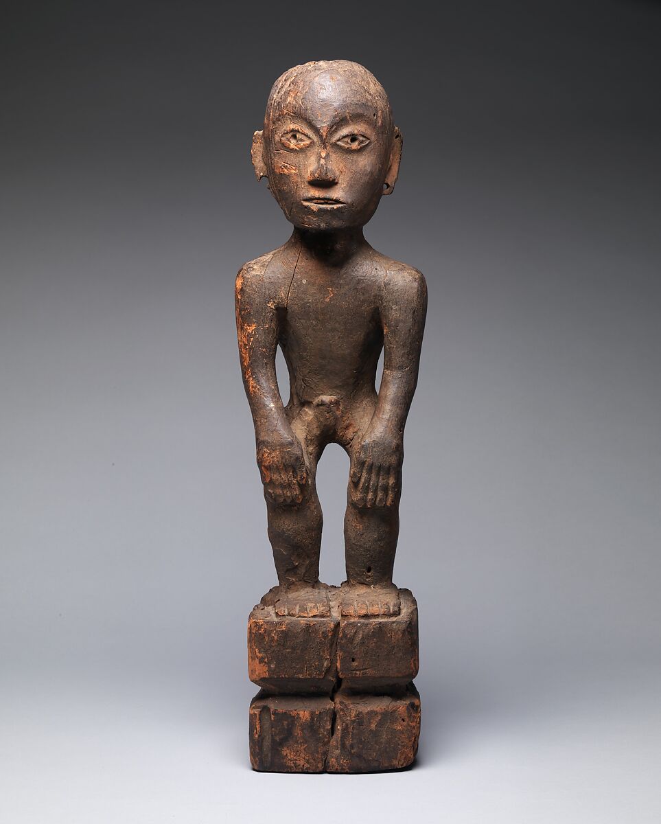 Bulul (male rice deity figure), Ifugao artist, Wood, Ifugao people