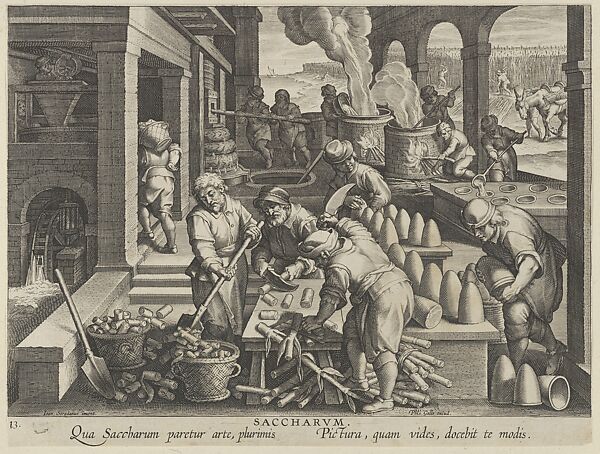 New Inventions of Modern Times [Nova Reperta], The Invention of Sugar Refinery, plate 13
