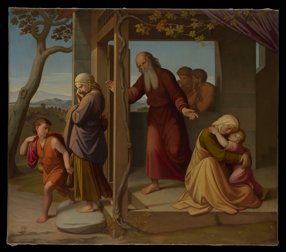 The Banishment of Hagar, Johann Friedrich Overbeck  German, Oil on canvas