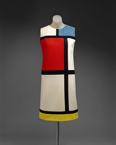 Dress, Yves Saint Laurent (French, founded 1961), wool, French 