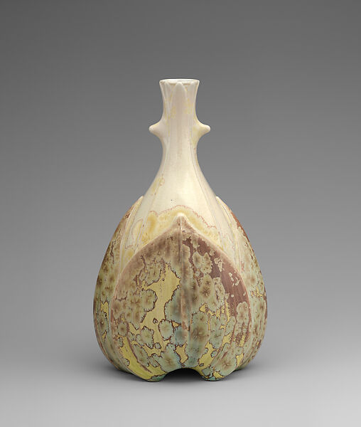 Bottle-shaped vase, Sèvres Manufactory  French, Glazed porcelain, French, Sèvres