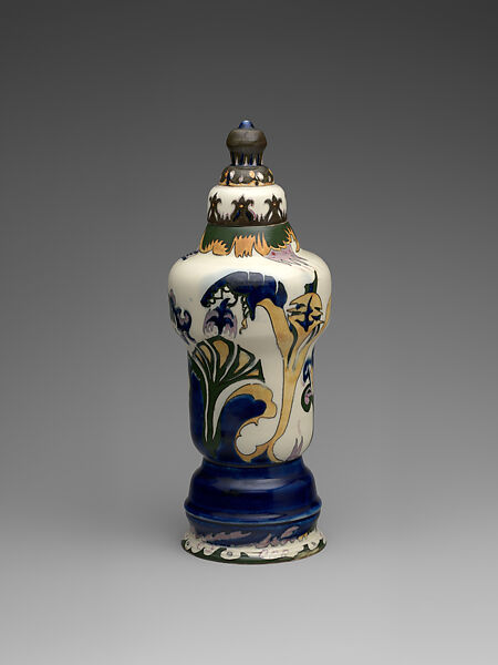Covered vase, T.A.C. Colenbrander  Dutch, Glazed earthenware, Dutch, The Hague